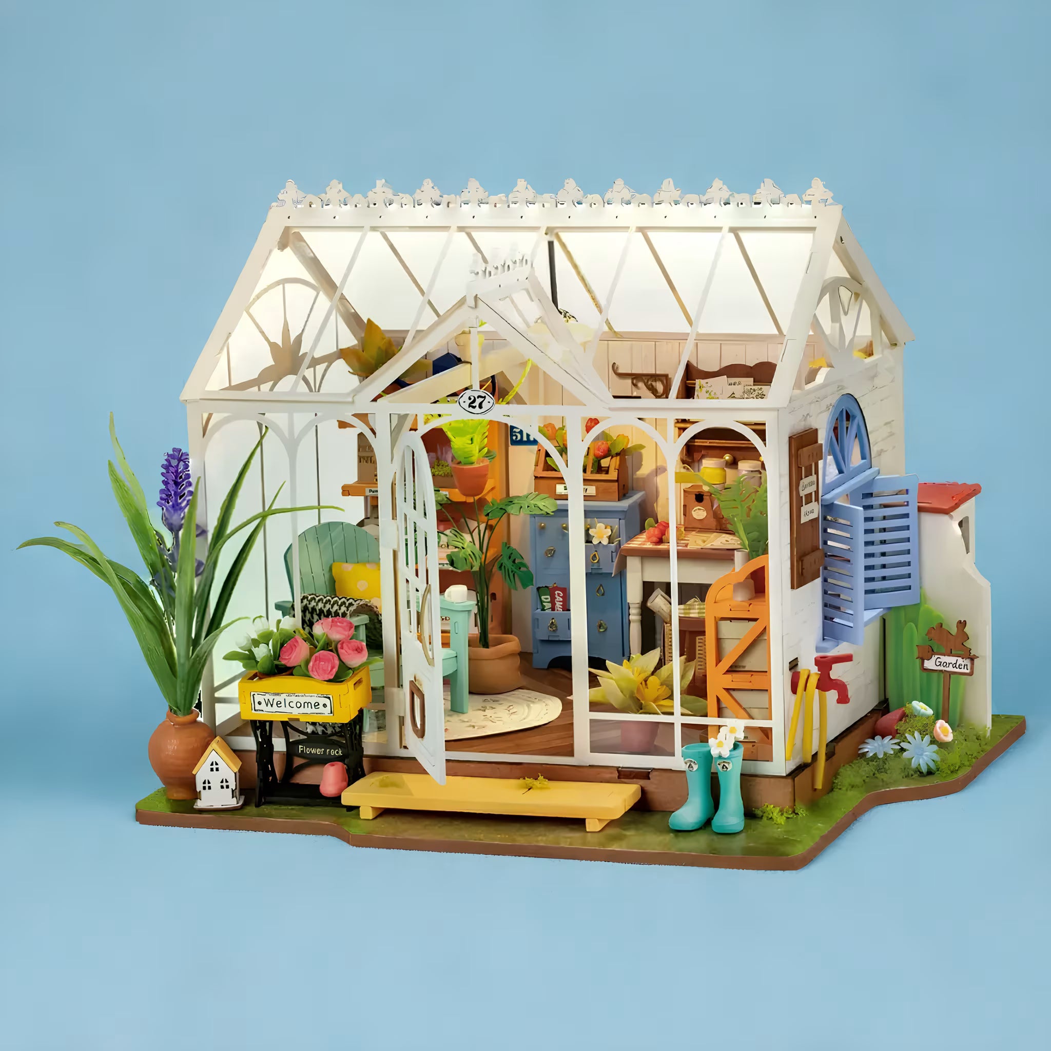 Rolife Dreamy Garden House DIY Miniature Kit - Little Worlds