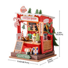 Rolife Christmas Cocoa Shop DIY Miniature Kit - Little Worlds