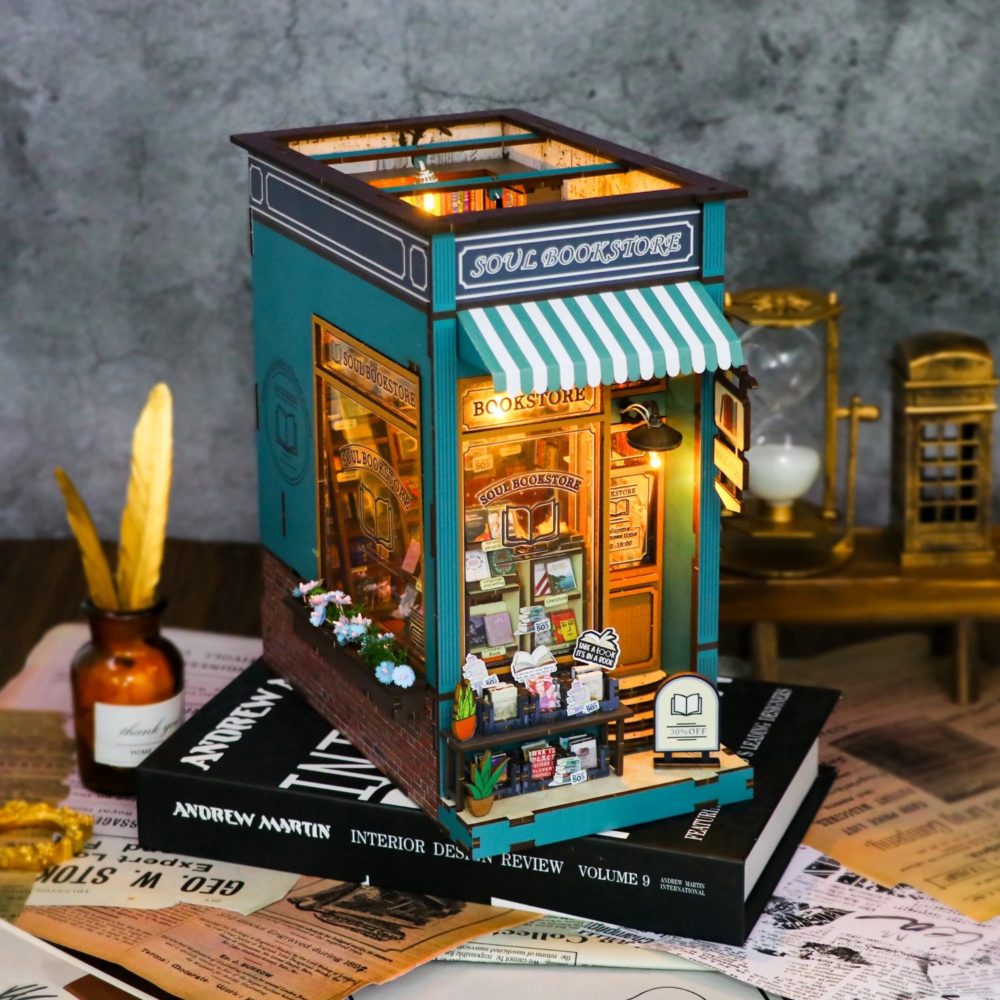 Soul Bookstore Book Nook Kit