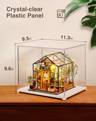 Rolife Acrylic Display Box Dust Cover for Large Miniatures - Little Worlds