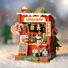 Rolife Christmas Cocoa Shop DIY Miniature Kit - Little Worlds