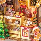 Rolife Gingerbread House Christmas DIY Miniature Kit - Little Worlds