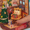 Rolife Christmas Fireplace Miniature DIY Kit