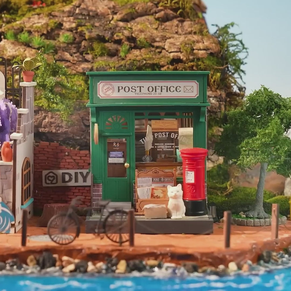 Rolife Post Office DIY Miniature Kit video preview