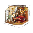 Rolife Catherine's Living Room DIY Miniature Kit - Little Worlds