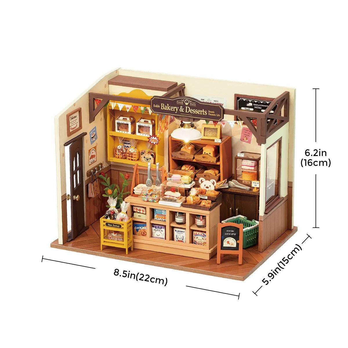 Rolife Becka's Baking House DIY Miniature Kit - Little Worlds