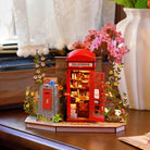 Rolife Blossom Book Booth DIY Miniature Model Kit - Little Worlds