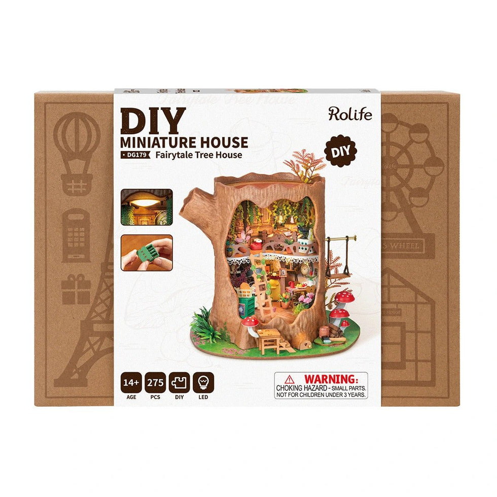 Rolife Fairy Tale Tree House DIY miniature kit