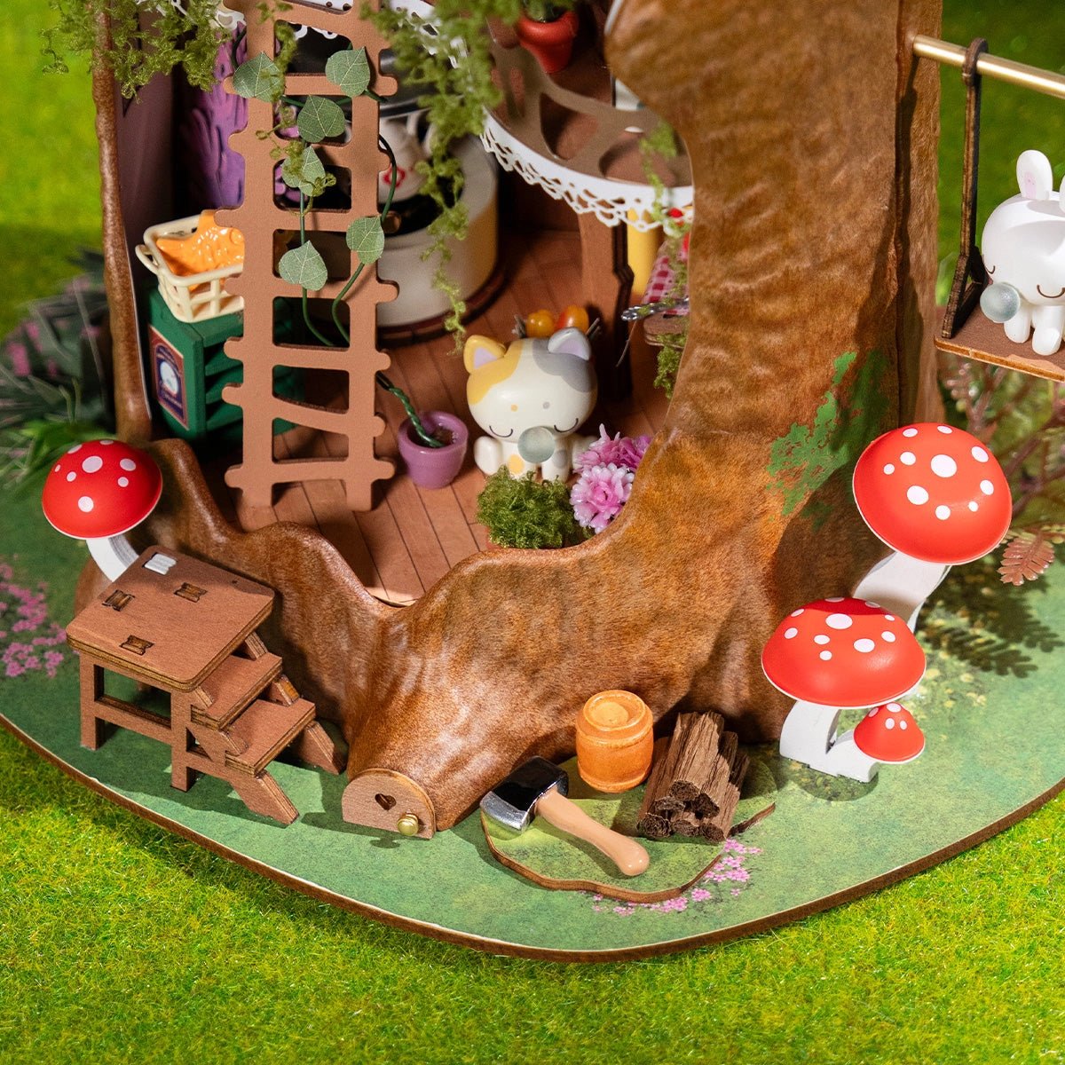 Rolife Fairy Tale Tree House DIY Miniature Kit - Little Worlds