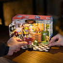Rolife Garage Workshop DIY miniature kit