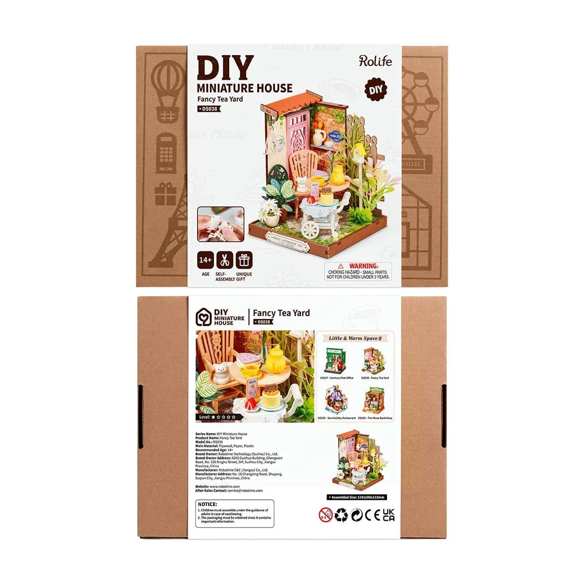 Rolife Garden Afternoon Tea DIY Miniature Kit - Little Worlds