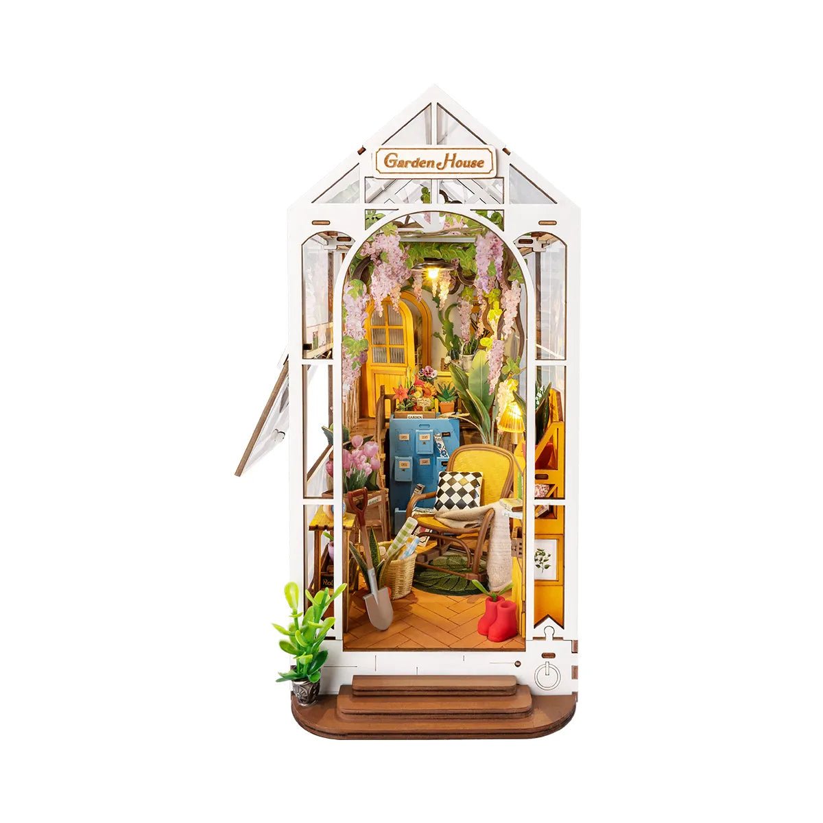 Rolife Garden House DIY Book Nook Kit - Little Worlds