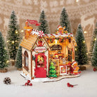 Rolife Gingerbread House Christmas DIY Miniature Kit - Little Worlds