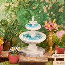 Rolife Green Fountain Garden DIY miniature kit
