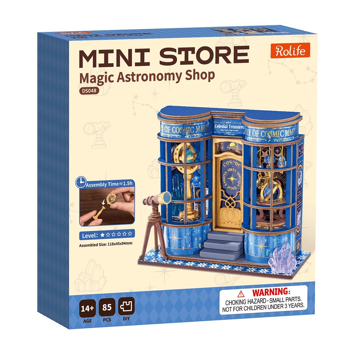 Rolife Magic Astronomy Shop DIY Miniature Kit - Little Worlds