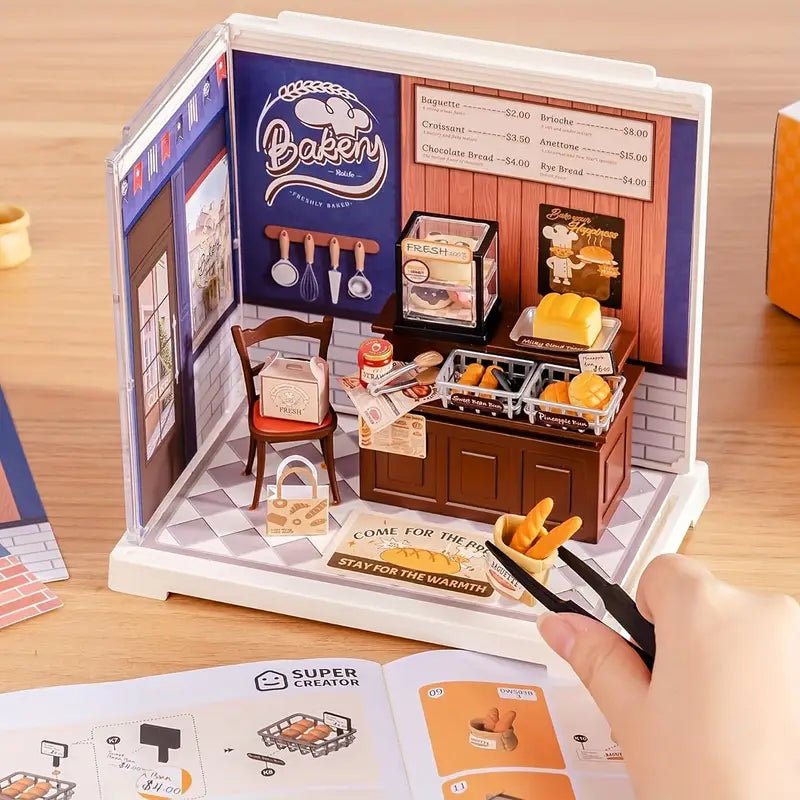 Rolife Mini Super Creator Butter Bakery DIY Miniature - Little Worlds