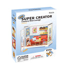 Rolife Mini Super Creator Country Blue Lounge DIY Miniature - Little Worlds