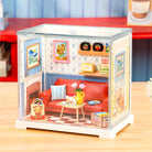 Rolife Mini Super Creator Country Blue Lounge DIY Miniature - Little Worlds