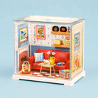 Rolife Mini Super Creator Country Blue Lounge DIY Miniature - Little Worlds