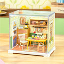 Rolife Mini Super Creator Floral Dining Room DIY Miniature