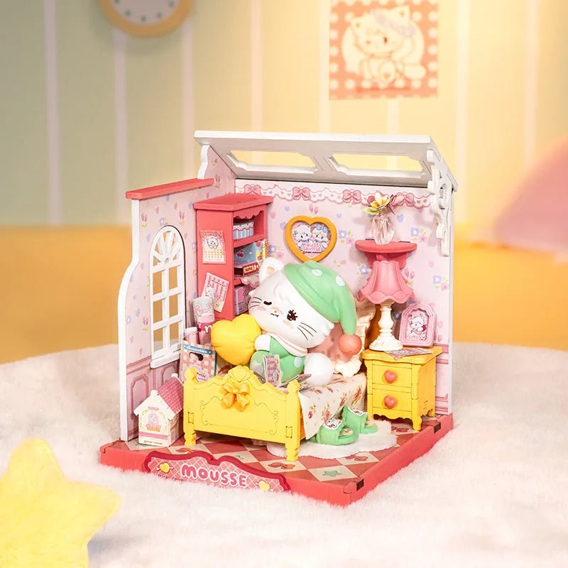 Rolife Mousse's Sweet Night DIY Miniature Kit - Little Worlds