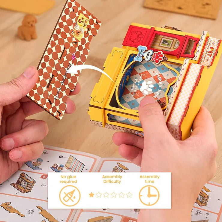 Rolife Pawfect Pet Shop DIY miniature kit