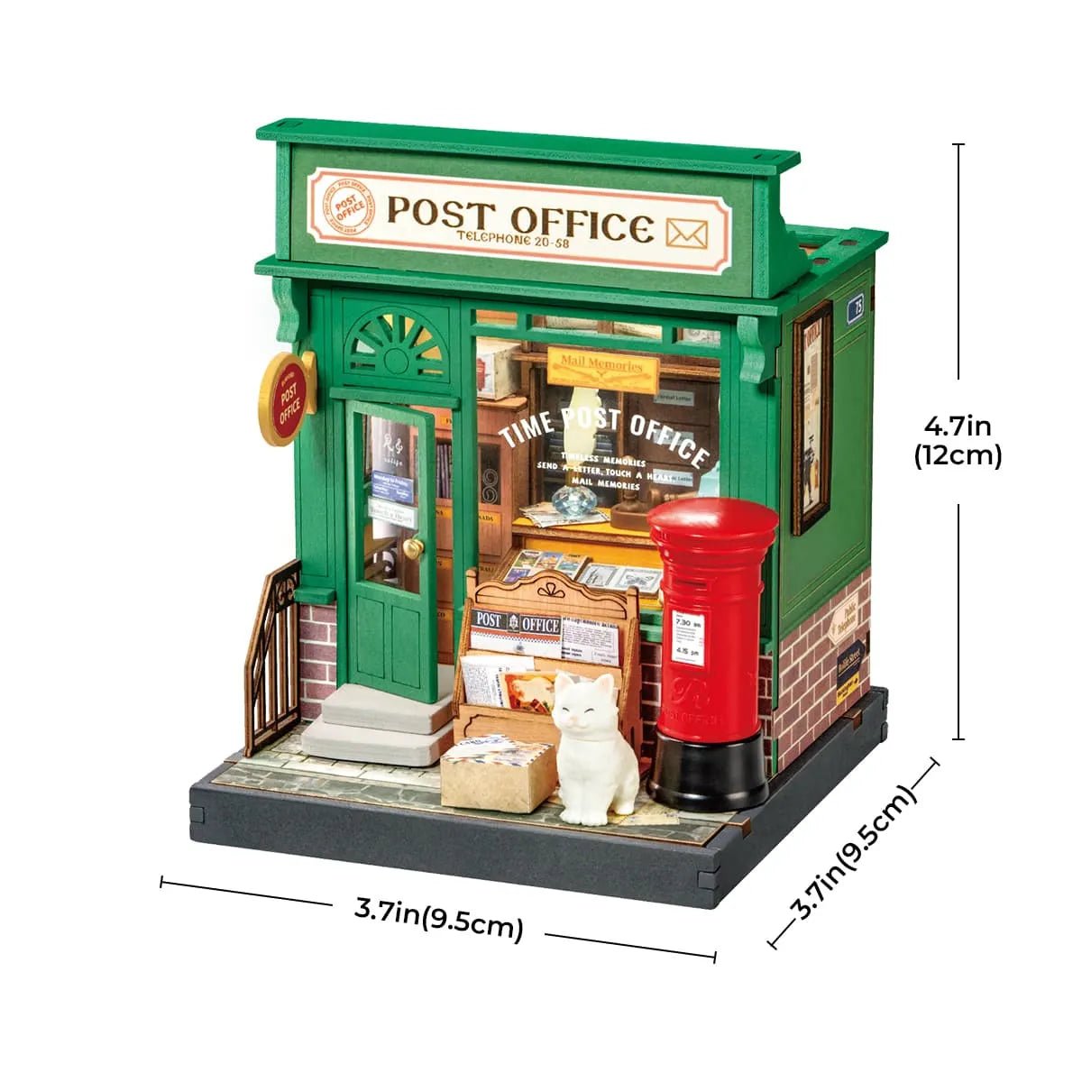 Rolife Post Office DIY Miniature Kit - Little Worlds