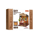 Rolife Tipsy Cat Bar DIY miniature kit