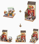Rolife Aromatic Coffee Cart DIY miniature model kit