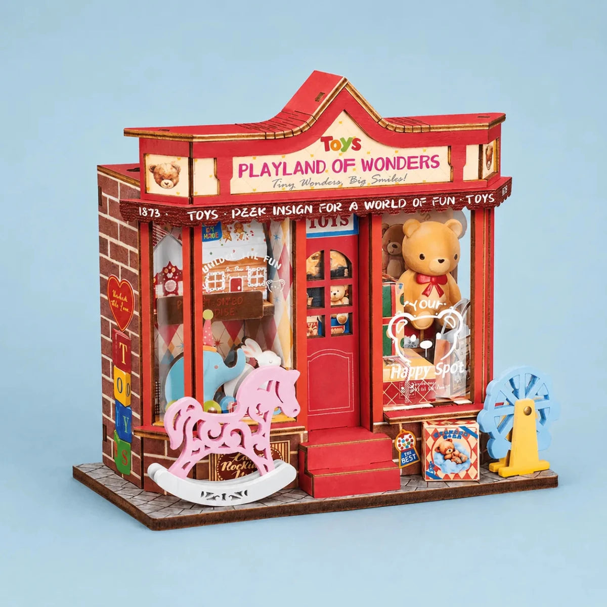 Rolife Whimsy Toy Shop DIY Miniature Kit - Little Worlds