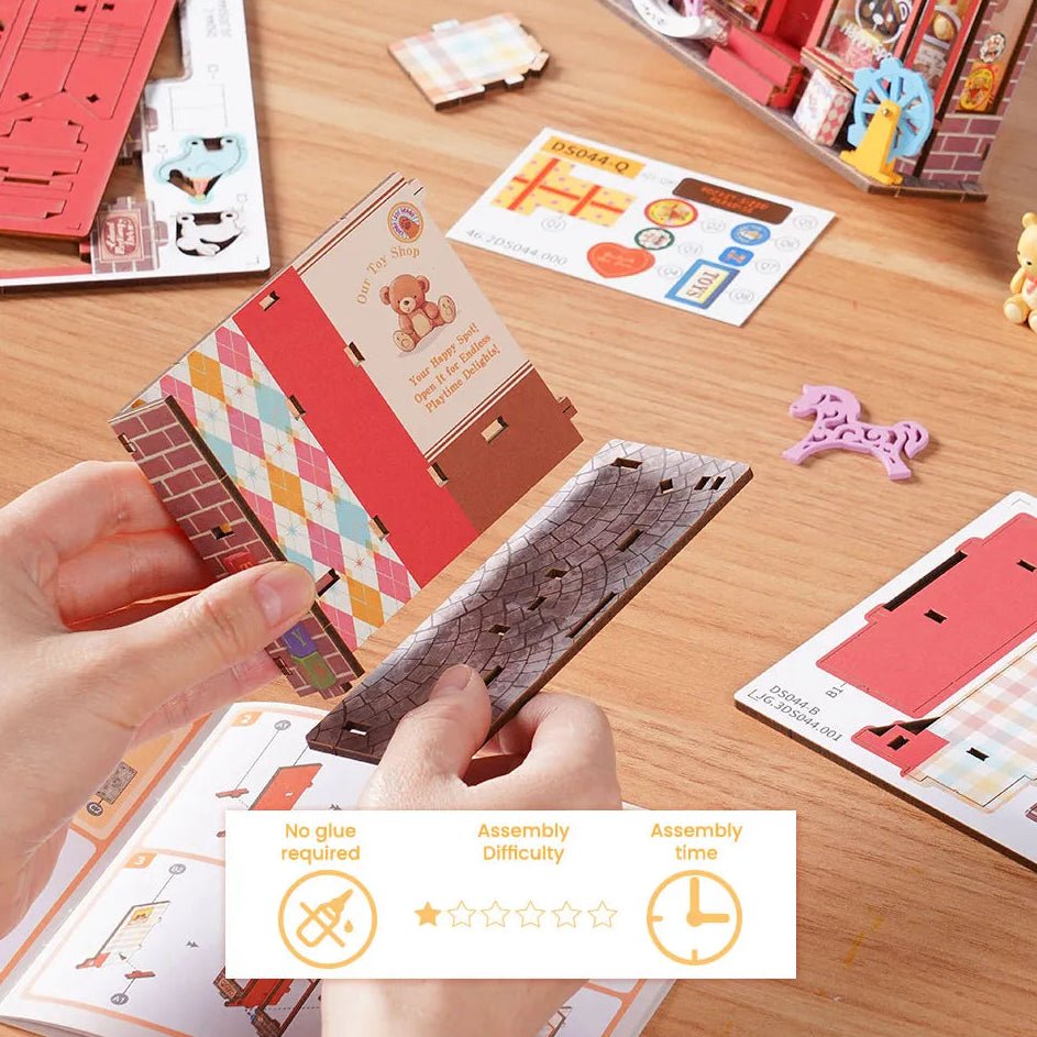 Rolife Whimsy Toy Shop DIY Miniature Kit - Little Worlds