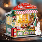 Rolife Christmas Sweet Shack DIY Miniature Dollhouse Kit - Little Worlds