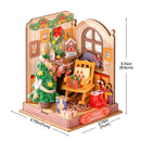 Rolife Christmas Fireplace DIY miniature kit