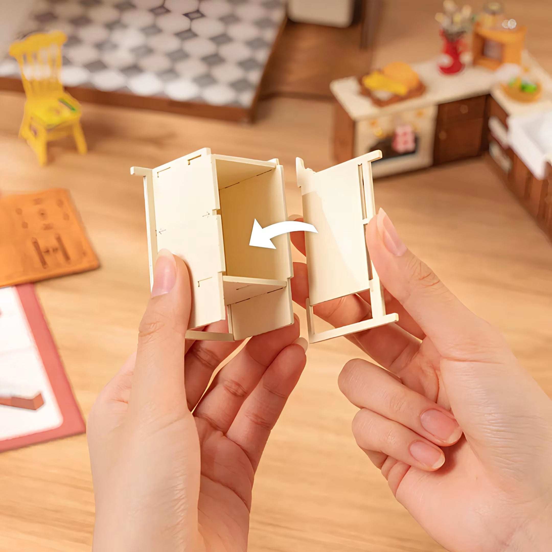 Rolife Baking Kitchen DIY Miniature Kit - Little Worlds